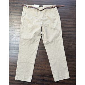 Dalia Collection Pants Women's Size 8 Modern Fit Dress Pants Beige Slacks NEW